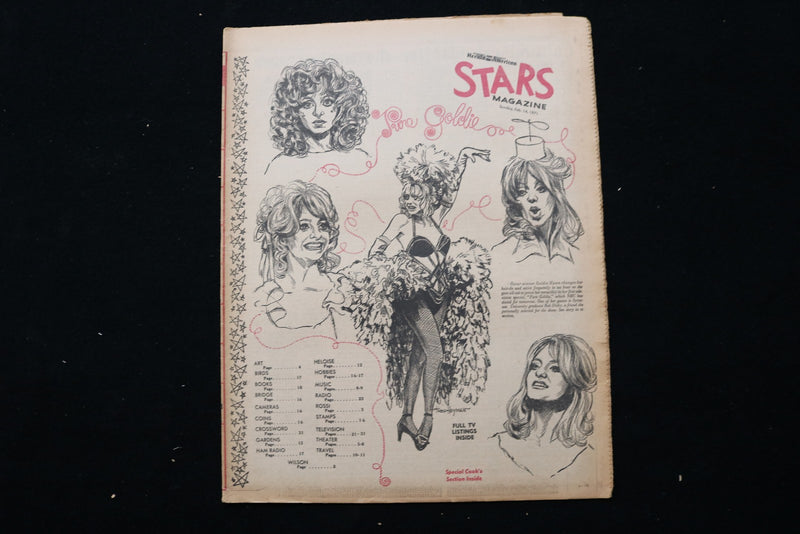 1971 FEBRUARY 14 STARS MAGAZINE - GOLDIE HAWN COVER - E 25704