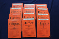 1934 HARPER'S MAGAZINE - LOT OF 12 - COMPLETE YEAR - O 3349
