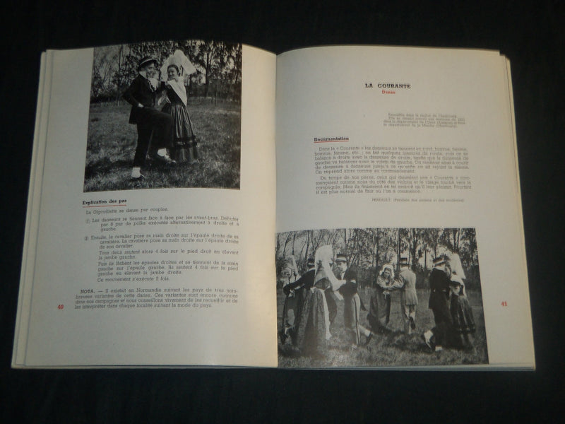 1950 25 DANSES NORMANDES FRENCH BOOK BY JEANNE MESSAGER - NICE PHOTOS - KD 5716