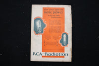 1926 JANUARY RADIO MAGAZINE - NEW YEAR BABY COVER - E 11152