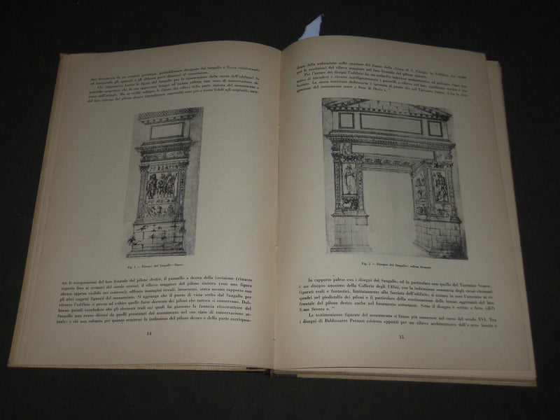 1946 L'ARCO DEGLI ARGENTARI BOOK BY MASSIMO PALLOTTINO - ITALIAN - R 270