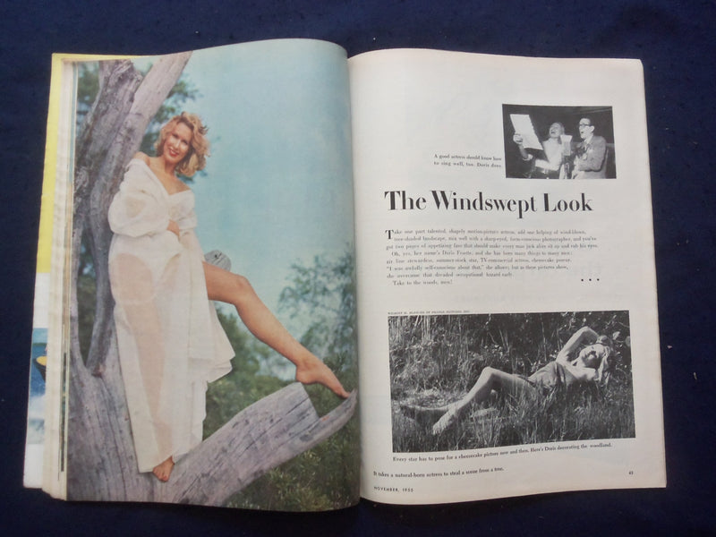 1955 NOVEMBER ARGOSY MAGAZINE - THE MAN THE MOBS CAN'T SCARE - SP 4781K