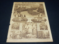1918 DECEMBER 22 NEW YORK TIMES PICTURE SECTION - SOLDIERS COME HOME - NT 8816