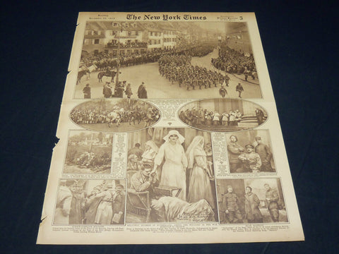 1918 DECEMBER 22 NEW YORK TIMES PICTURE SECTION - SOLDIERS COME HOME - NT 8816