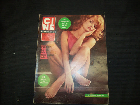 1966 JUNE 2 CINE TELE-REVUE FRENCH MAGAZINE - SCILLA GABEL COVER - E 24709