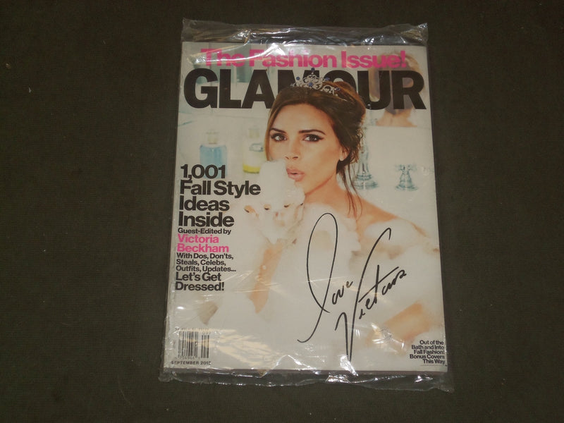 2012 SEPTEMBER GLAMOUR MAGAZINE - VICTORIA BECKHAM COVER - B 3217