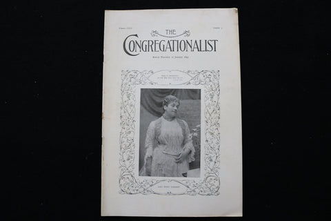 1895 JANUARY 17 THE CONGREGATIONALIST MAGAZINE - LADY HENRY SOMERSET - K 2326