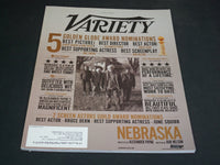 2013 DECEMBER 17 VARIETY MAGAZINE - NEBRASKA - SP 3362