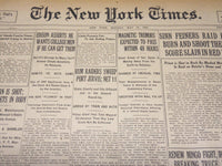 1921 MAY 16 NEW YORK TIMES NEWSPAPER - EDISON WANTS COLLEGE MEN - NT 7850