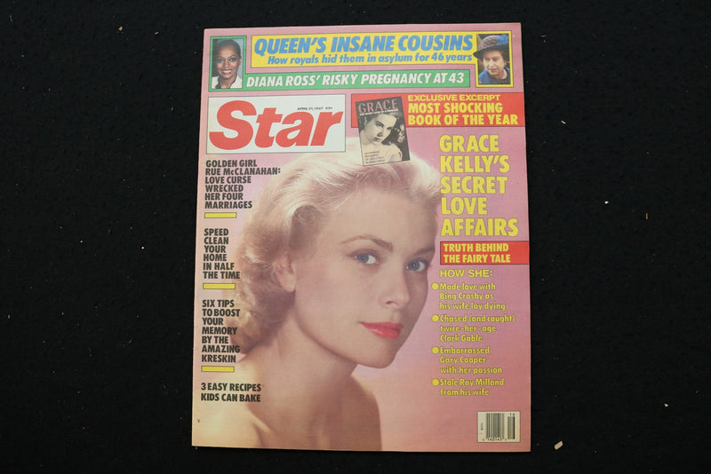 1987 APRIL 21 STAR MAGAZINE - GRACE KELLY COVER - E 25608