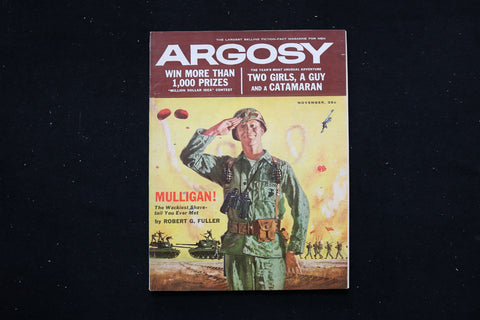 1959 NOVEMBER ARGOSY MAGAZINE - MULLIGAN! COVER - E 10608
