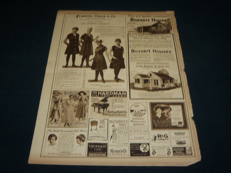 1917 JUNE 17 NEW YORK TIMES ROTO PICTURE SECTION - GERMAN SUB U-65 - NT 9379