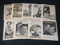 1950-1956 PLAYBILL PROGRAMS LOT OF 9 - ETHEL MERMAN - REX HARRISON - J 3892