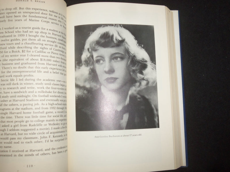 1988 FOR THE RECORD HARDCOVER BOOK BY DONALD T. REGAN - KD 9289