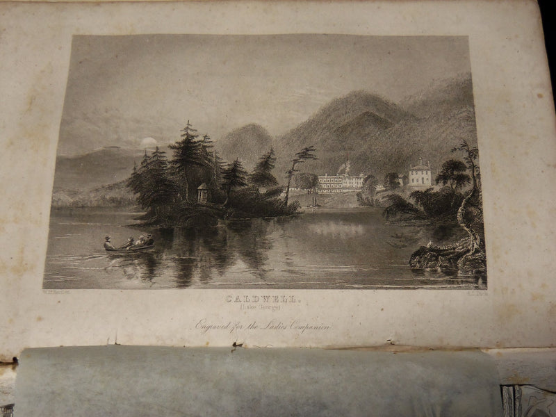 1841 MAY-1842 APRIL THE LADIES' COMPANION MAGAZINE BOUND VOLUME - KD 703Q