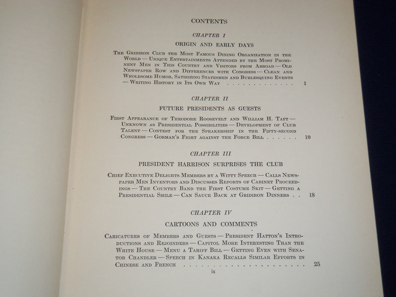 1915 GRIDIRON NIGHTS BY ARTHUR WALLACE DUNN BOOK - NICE ILLUSTRATIONS - KD 910H