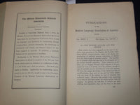1919-1920 MODERN LANGUAGE ASSOCIATION OF AMERICA PUBLICATIONS LOT OF 4 - K 2080