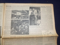 1945 APRIL 10 NEW YORK TIMES - U.S. AND BRITISH ARMIES SPRINT FOR ELBE - NP 6691