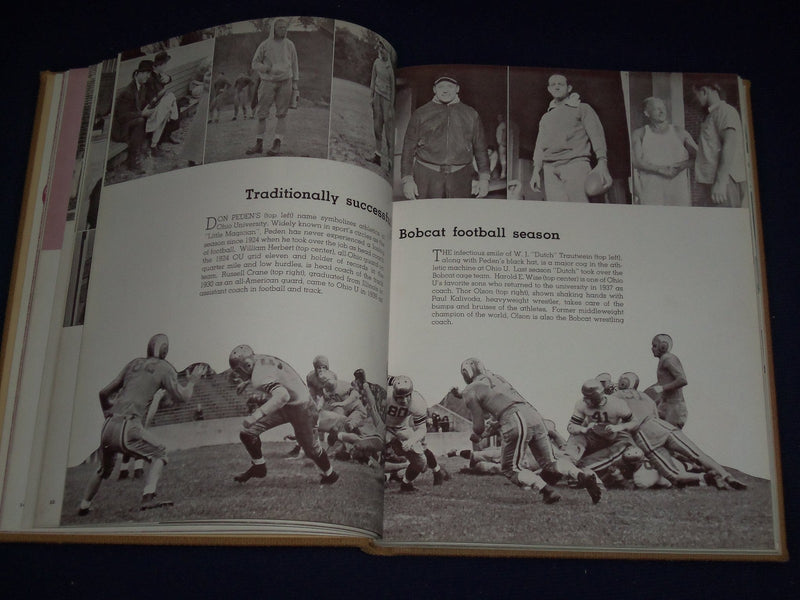 1940 ATHENA OHIO UNIVERSITY YEARBOOK - GREAT PHOTOS - YB 708
