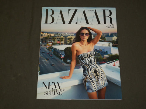 2012 FEBRUARY HARPER'S BAZAAR MAGAZINE - DEMI MOORE COVER - B 3693
