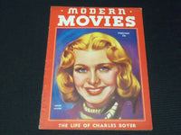 1938 FEBRUARY MODERN MOVIES MAGAZINE - GINGER ROGERS COVER - E 13441