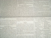 1826 NOVEMBER 3 NEW ENGLAND PALLADIUM & COMMERCIAL ADVERTISER - NP 3979