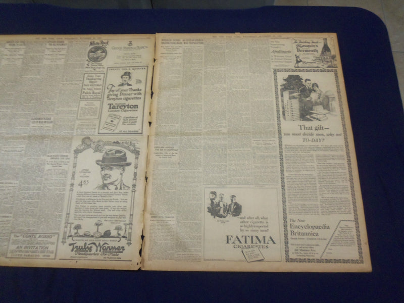 1922 NOVEMBER 29 NEW YORK TIMES - FAMOUS PLAYERS SUED FOR MILLIONS - NT 8432