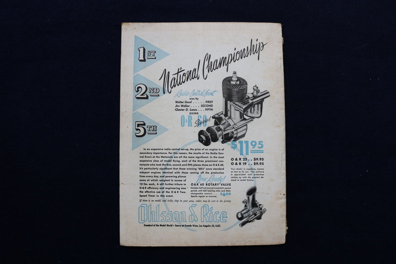 1947 DECEMBER MODEL AIRPLANE NEWS MAGAZINE - MARTIN 2-0-2 COVER - E 11482
