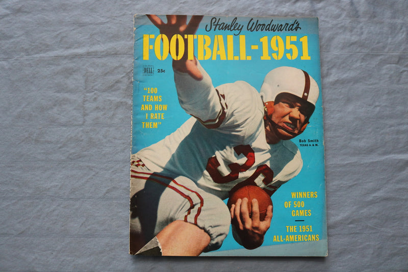 1951 STANLEY WOODWARD'S FOOTBALL MAGAZINE - BOB SMITH COVER - ST 5506T