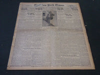 1921 AUGUST 14 NEW YORK TIMES - MLLE. LENGLEN WRITES HER OWN STORY - NT 5497