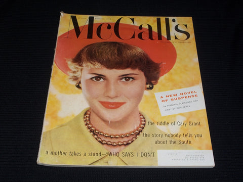 1958 SEPTEMBER MCCALL'S MAGAZINE VERY NICE FRONT COVER & FULL PAGE ADS - E 2441