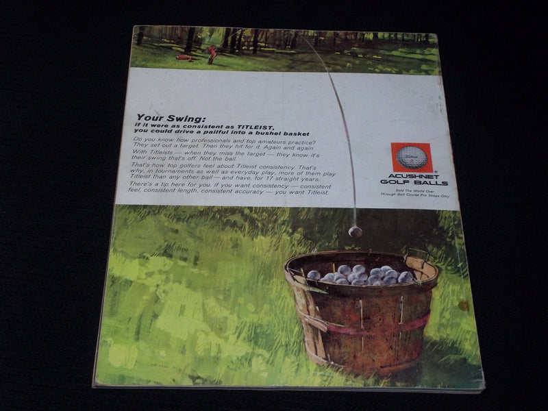 1966 APRIL GOLF MAGAZINE - ARNOLD PALMER NICE FRONT COVER - E 328