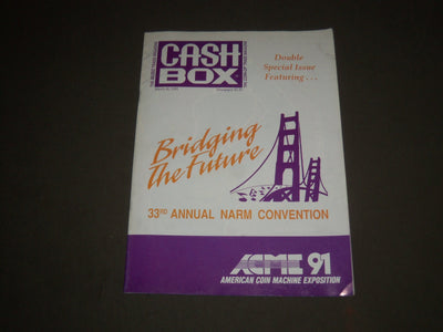 1991 MARCH 30 CASHBOX MAGAZINE - 33RD ANNUAL NARM CONVENTION COVER - SP 3559