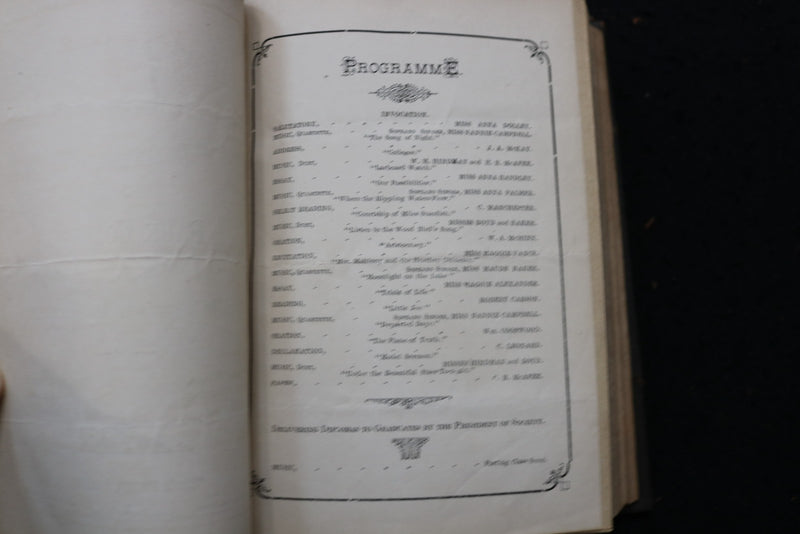 1876-1907 PARK COLLEGE RECORD WEEKLY RECORD HARDCOVER BOOKS - 6 VOLUMES -KD 9575
