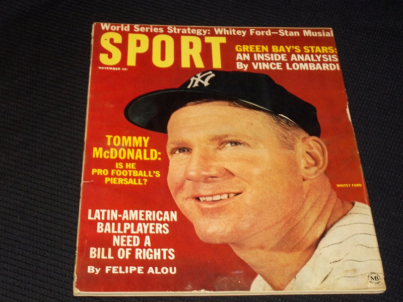 1963 NOVEMBER SPORT MAGAZINE - WHITEY FORD COVER - E 217