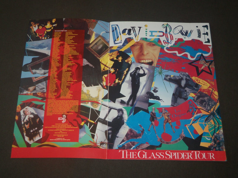 1987 DAVID BOWIE TOUR PROGRAM - THE GLASS SPIDER TOUR - GREAT PHOTOS - J 3429