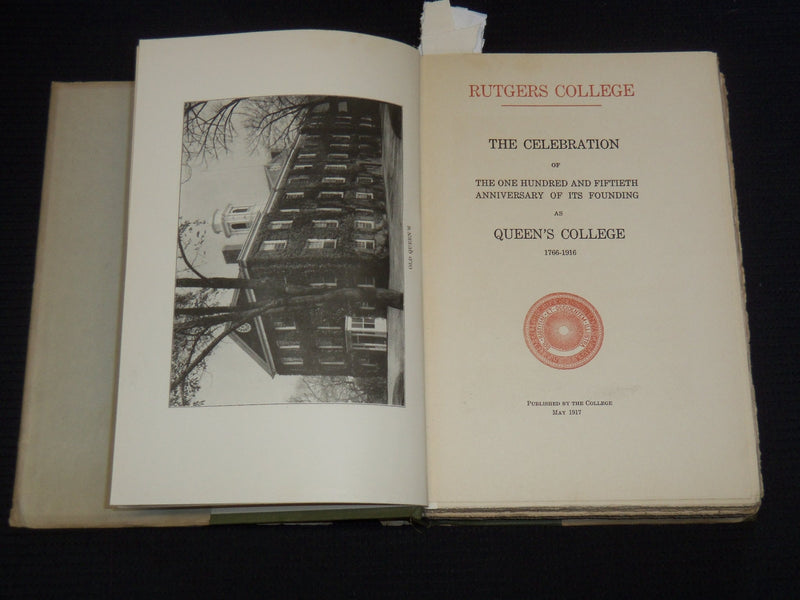 1917 RUTGERS COLLEGE THE CELEBRATION BOOK - 150TH ANNIVERSARY - KD 5981K