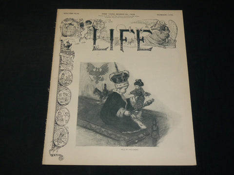 1905 MARCH 30 LIFE MAGAZINE - HELD BY THE ENEMY - NICE ILLUSTRATIONS - B 4589M