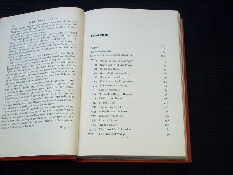 1947 THEY TAMED THE SKY HARDCOVER BOOK BY DOUGLAS INGELLS - KD 7609