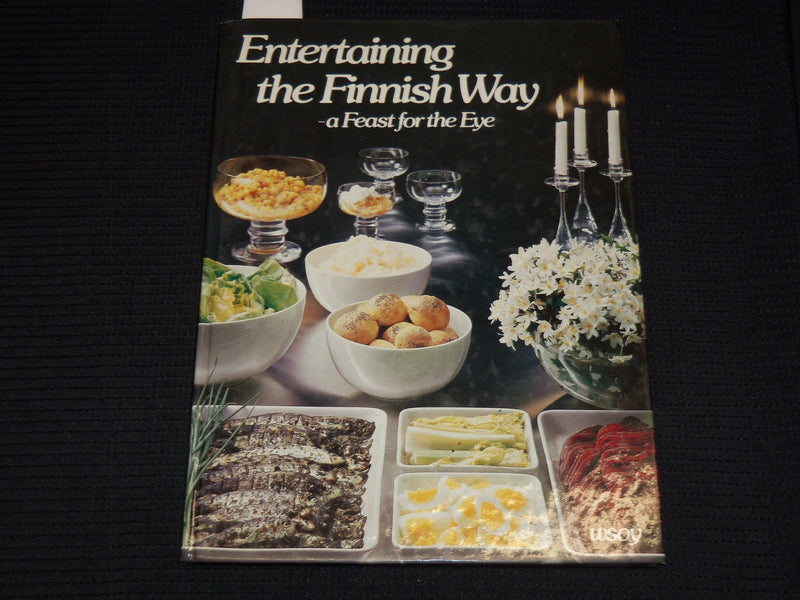 1982 ENTERTAINING THE FINNISH WAY HARDCOVER BOOK BY RING - KD 7776