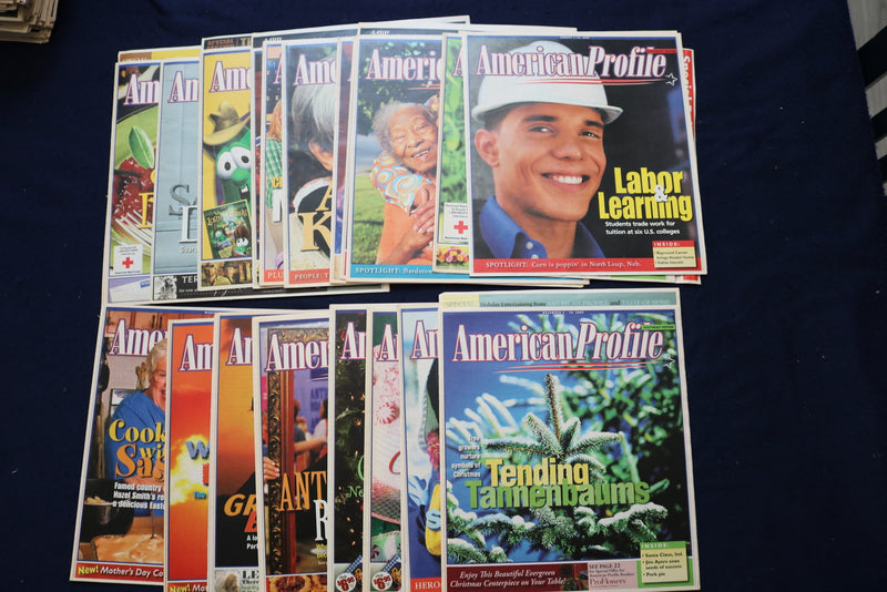 2004-2008 SUNDAY MAGAZINE SECTIONS USA-PARADE-PROFILE - LOT OF 182 - O 3392