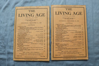 1922-1923 THE LIVING AGE MAGAZINE - LOT OF 13 - O 3896
