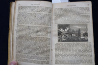 1833 THE MALTE-BRUN SCHOOL GEOGRAPHY HARDCOVER BOOK - KD 9442