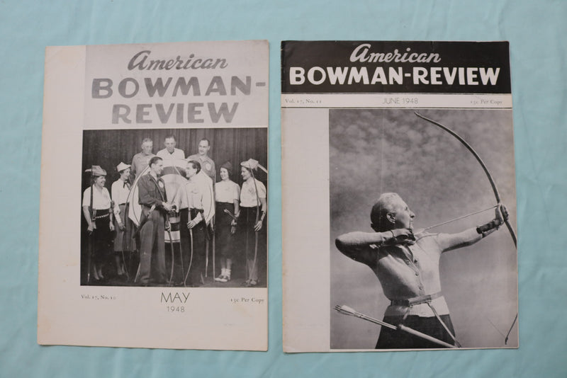1948 AMERICAN BOWMAN-REVIEW MAGAZINE - COMPLETE YEAR - LOT OF 12 - O 3754