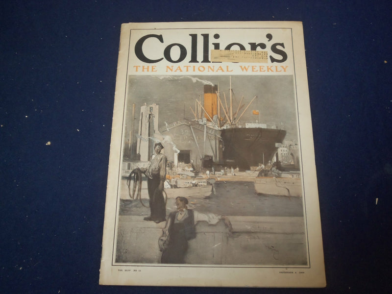 1909 DECEMBER 4 COLLIER'S MAGAZINE - NICE ILLUSTRATED COVER - ST 6690