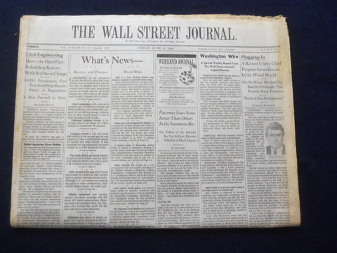 1999 JUNE 18 THE WALL STREET JOURNAL-REBUILDING KOSOVO, NO ONE IN CHARGE- WJ 296