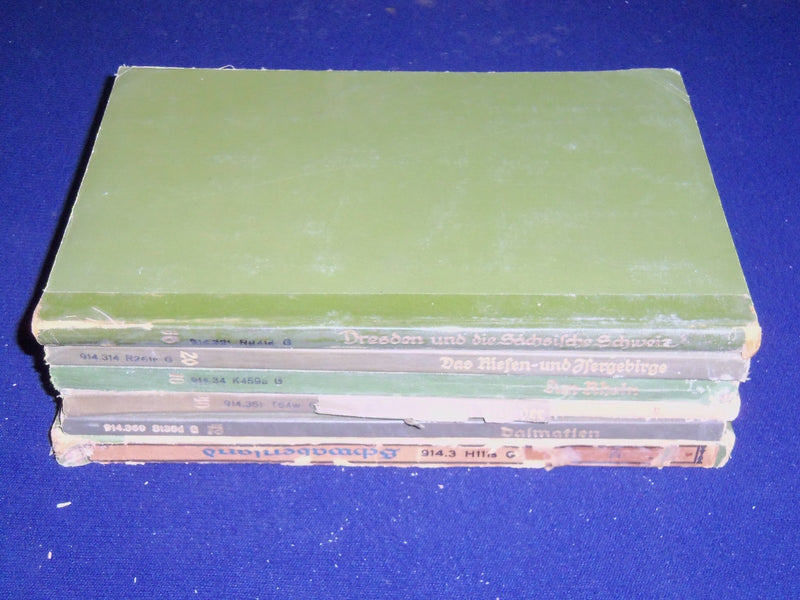 1924-1930 MONOGRAPHIEN ZUR ERKUNDE SCHWABENLAND GERMAN BOOK LOT OF 6 - KD 102