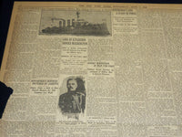 1916 JUNE 7 NEW YORK TIMES - KITCHENER AND STAFF PERISH AT SEA - NT 8607