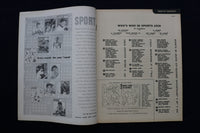 1958 WHO'S WHO IN SPORTS MAGAZINE - MANTLE-SUGAR RAY ROBINSON COVER - E 11884
