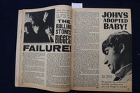 1965 JUNE TEEN PIN-UPS MAGAZINE - THE BEATLES PHOTOS AND ARTICLES - E 18592